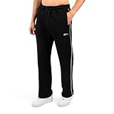 SMILODOX Jogginghose Herren Yasin, Sweathose mit Logo, Bequeme Freizeithose mit Kordelzug, Seitentaschen und weißen Seitenstreifen, Angenehmes Material, Optimal für Sport, Freizeit und Alltag