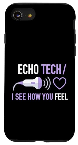 Echo Tech I See You Feel Medical Diagnostic Cardiology �X�}�z�P�[�X iPhone SE (2020) / 7 / 8 �p