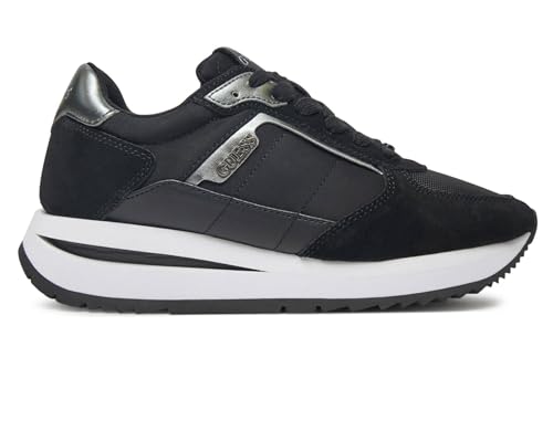 Sneaker donna Guess Energy3 black : finis les pieds fatigués en ville