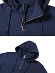 Chemises à capuches à quatre pattes pour hommes Chaud Pullover Sweatshirts avec poche zippée cachée