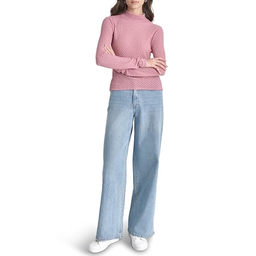 DKNY Women's Long Sleeve Soft Trendy Top