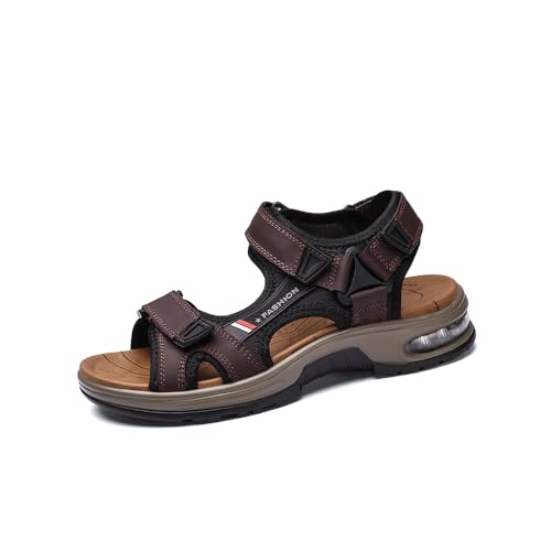 Asifn Sandalias Deportivas Para Hombre Zapatos De Playa Cómodos Con Almohadilla De Aire y Suela Antideslizante Zapatos Rojo 38 EU