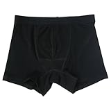 [エルドシック] おなら消臭パンツ 消臭ボクサーパンツ 消臭下着 消臭ショーツ メンズ 男性用 過敏性腸症候群 IBS ガス型 実用新案取得 LL,ブラック