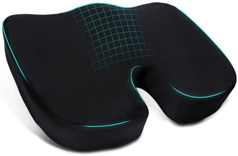 Almofada Gel Ortopédica 45x35x7cm, Almofada para Cóccix e Hemorro...