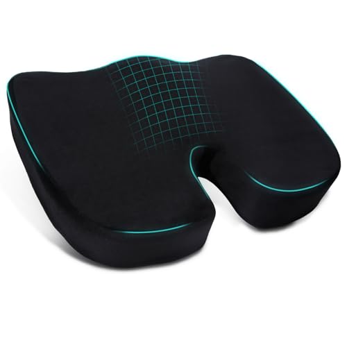 Almofada Gel Ortopédica 45x35x7cm, Almofada para Cóccix e Hemorro...