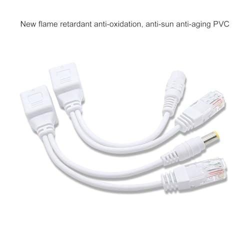 Adaptador de red Power Over Ethernet inyectores pasivos y divisor para cámara y dispositivos WAP miniatura 3