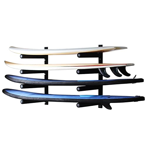 Rangement Ski Garage Support Mural Bois Pour Planche De Surf - Déco Et Rangement Jusqu'à 27kg Support Bois Planche