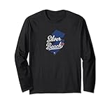 Silver Beach New Jersey NJ Map Long Sleeve T-Shirt