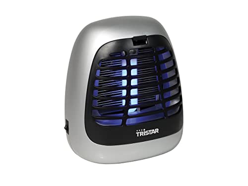 Tristar IV 2620 Mata insectos con alcance de 25 m² y bandeja colectora, montaje en pared, interruptor on/off, potencia tubo UV 7 W, dimensiones: 22 x 11,7 x 22,5 cm, 15 W