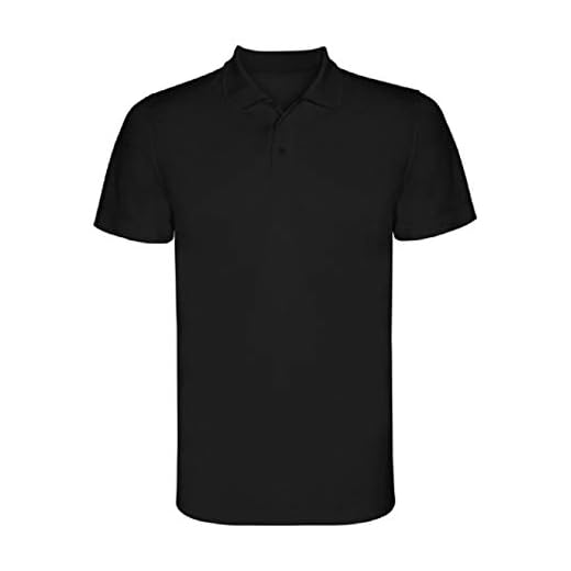 Polo técnico en Manga Corta. (XL, Negro)
