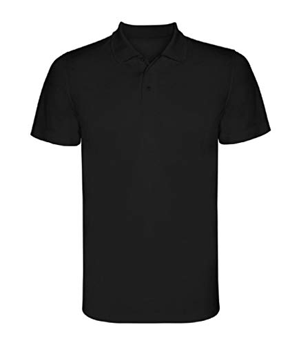 Polo técnico de Manga Corta con Cuello Tricotosa 3 Botones (Tallas Infantiles y Adulto) MONZHA