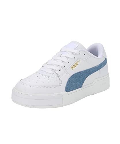 PUMA Zapatillas de mezclilla Ca Pro White/Vallarta Blue 41,0, Blanco Vallarta Azul, 41 EU