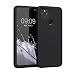 Produktbild kwmobile Slim Case kompatibel mit Google Pixel 4a 5G - Hülle Silikon Handy - gummiert - Handyhülle Schwarz matt