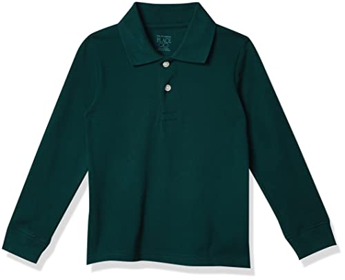 Image of The Children's Place boys Long Sleeve Pique Polo