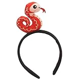 [HWAFEI] クリエイティブなヘビのヘアバンド ヘッドピース 蛇年 髪飾り 巳年 被り物 2025年 干支 アニマルカチューシャ レーディズ 動物 仮装 新年 パーティー 撮影 小物 年賀状 プレゼント