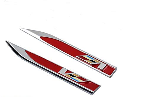 DEFTEN Motion Blade Side Mark Metal Decals for Cadillac