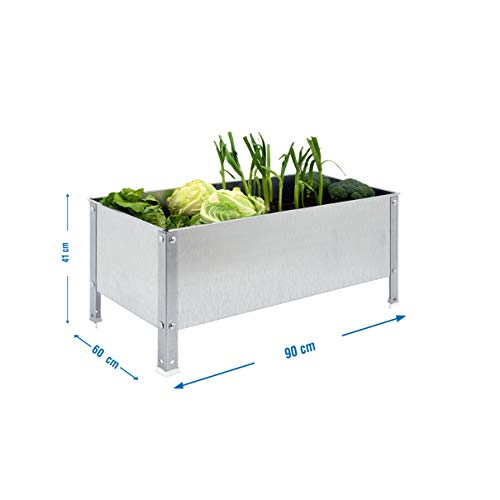 Huerto urbano Urban garden Galva/Galvanizado Simonrack 410x900x600 mms - Huerto - Huerto en casa - macetero metálica 140 Kgs de capacidad