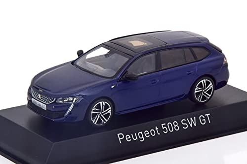 Amazon | ノレブ 1/43 プジョー 508 SW GT 2018 ダークブルー Norev 1