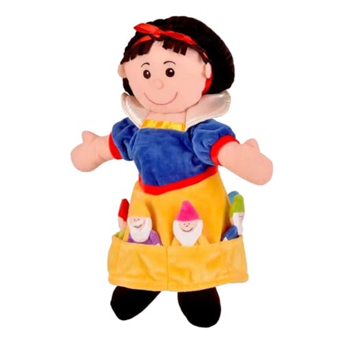 Fiesta crafts-T-2310 Juego de Marionetas de Mano y Dedo Blancanieves, Color Assorted Colours/Lime Green, 30 cm (T-2310)