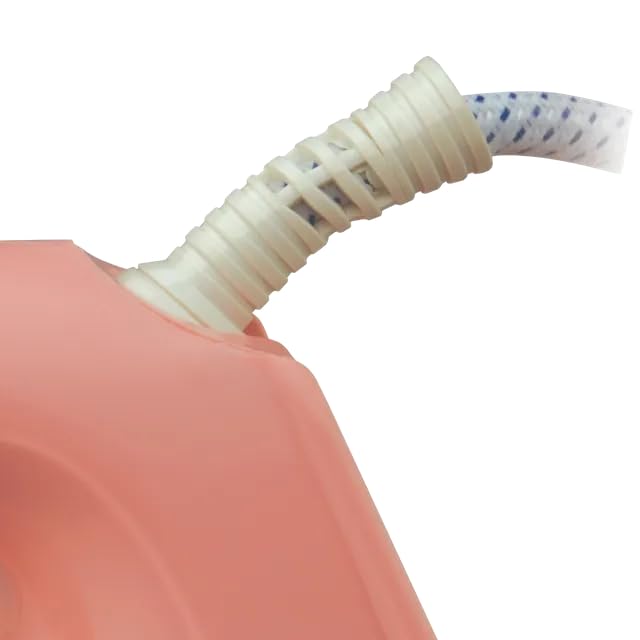 Close-up of the cord guard on the Morphy Richards Desira Coral Dry Iron