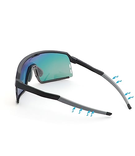 MIAROZ Sports Sunglasses for Mens Womens,Lightweigh Cycling Glasses for Outdoor Sports Cycling Running Golf Fishing - Image 3