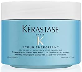 ��é�������ٲ����� Fusio Scrub, Purifying Nourishing Cleansing Treatment, For Oily Hair & Scalp, With Sea Salt Minerals, Vitamin B6 & Salicylic Acid, 250 ml