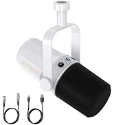 FDUCE SL40+ Dynamic Podcast Microphone,USB/XLR Microphone kit for