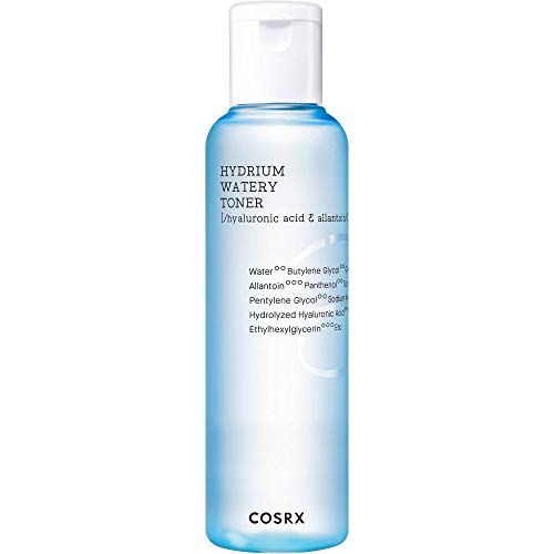 COSRX Hydrium Watery Toner, 150ml / 5.07 fl.oz | Hyaluronic Acid Moisture Toner | Korean Skin Care, Animal Testing Free, Paraben Free