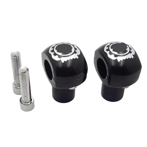 Elevadores de Manillar Motocicleta 25 mm y 1 Pulgada con Soporte Desmontable para Manillares