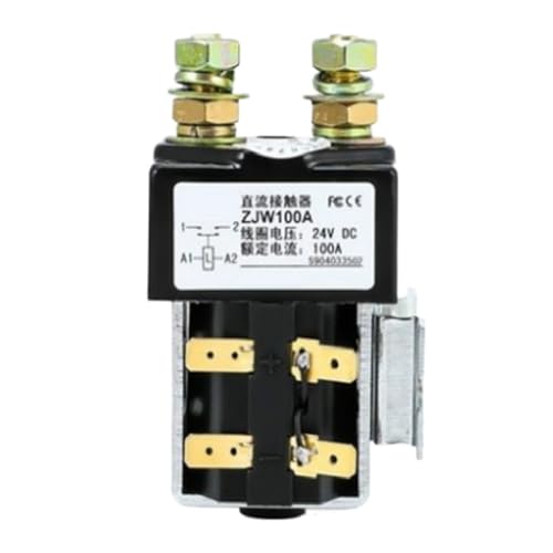 Contacteur ZJW100A 12V DC compatible avec moteur SW80 pour treuil et chariot élévateur