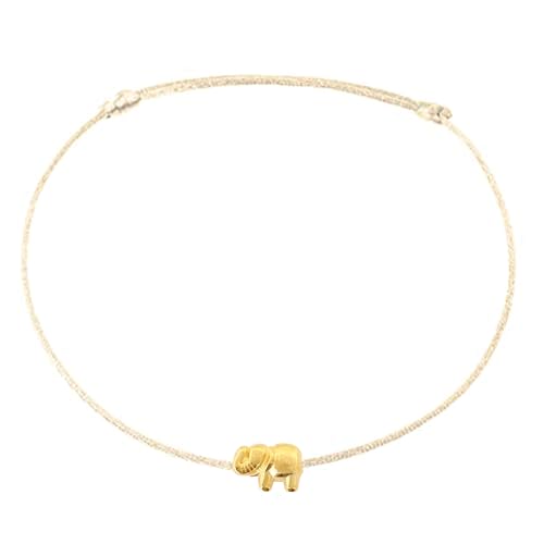 Tobillera de elefante Selfmade Jewelry con paquete de regalo incluido