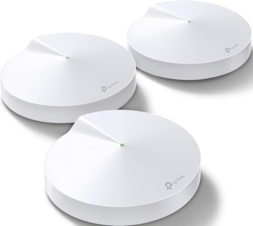 TP-Link Deco M5 Mesh WiFi System - Up to 5,500 sq. ft. Whole Home Coverage and 100+ Devices,WiFi...