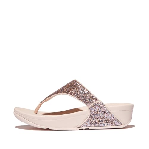 Image of Fitflop Women's Lulu Multi-tonal Glitter Toe-post SandalsSandal