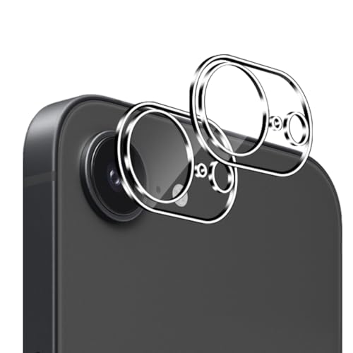 Immagine prodotto: Lutree per iPhone 16e Vetro Temperato Pellicola Fotocamera, 2 Pezzi Durezza 9H HD Lente Protettiva, Senza Bolle Anti-Graffio Fotocamera Protezione -Transparent