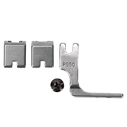 2 set Reunching Foot P950 Máquina de coser industrial All Metal Presser Foot Accessory para Materiales de nylon de lana de nylon Máquina de costura de mezclilla de mezclilla
