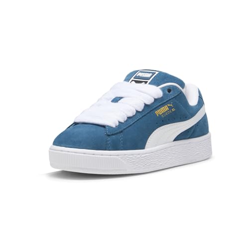 PUMA Kids Boys Suede XL Jr Lace Up Sneakers Shoes Casual - Blue - Size 4.5 M2