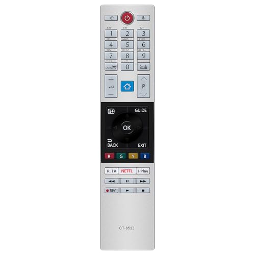 Image of Gvirtue 30099654 CT-8533 CT8533 CT8541 RC42150 Remote Control Compatible with Toshiba Full HD 4K Ultra Smart LED TV, No Setup Required