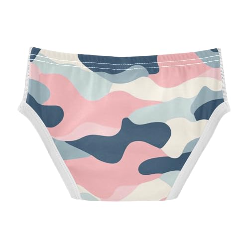 KLL Hand Drawing Camouflage Wavy Toddler Boy Comfort Boxer Briefs Cute Undies2