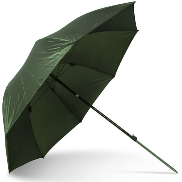 Pescasubito.com Ombrellone da Pesca 2,10Mt Robustissimo Ombrello Carpfishing 210 Cm Verde