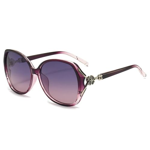 Modne polaryzacyjne okulary przeciwsłoneczne dla kobiet do jazdy, duże okulary przeciwsłoneczne w stylu vintage