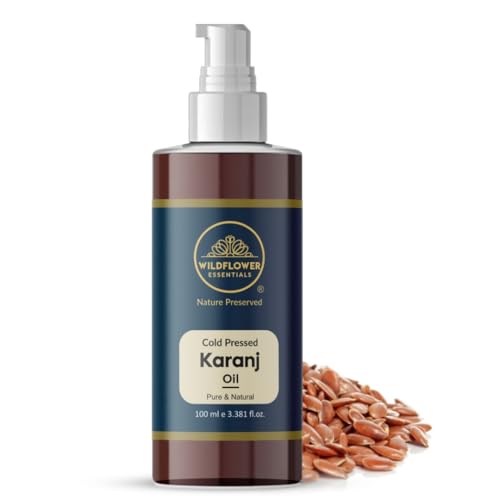 Image of Karanj Oil (Pongamia pinnata) Cold Pressed For Hair, Skin & Body Pure & Natural 100ml