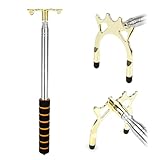 Teleskop-Brückenstock mit gewebtem Premium-Griff, Billardzubehör, Snooker-Zubehör für Spiel und Wettkampf