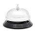 Price comparison product image Relaxdays Table and Hotel Reception Bell Red and Silver 8.5 cm Diameter
