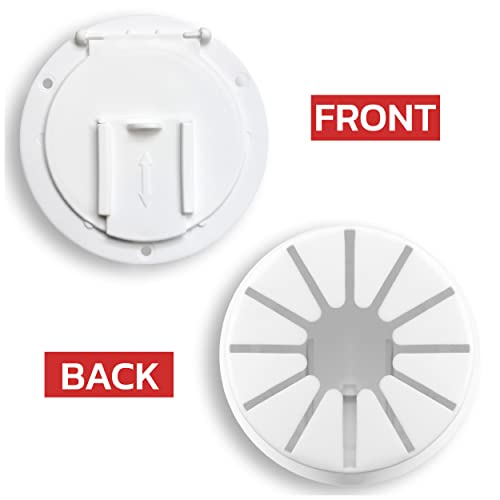 Nu-Set Lock | Rv Electrical Cable Hatch | Electrical Cable Hatch | Rv Accessories & Door Hardware,Rv011 (White) #TOP3