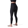 Sunzel Leggings for Women, High Waisted Yoga Pants, 4 Way Stretch, 7/8 Leggings with Pockets, Squat Proof, Buttery Soft for Workout (Medium, Black)