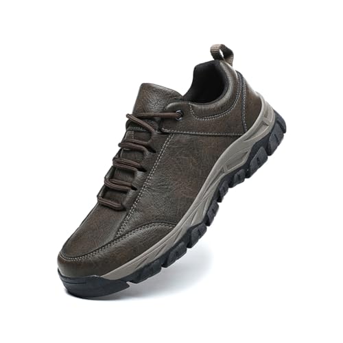 Men’s Lace Up Casual Fashion Non-Slip Microfiber Leather Shoes2