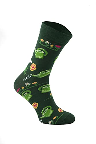 Rainbow Socks - Unisexe Femme Homme - Chaussettes De Plantes Et Fleurs - Pour Une Fan Du Jardinage Et De La Floristique - Roses, Pivoines, Tournesols, Jardin - 1 Paire - ARROSOIR - 41-46 Cover