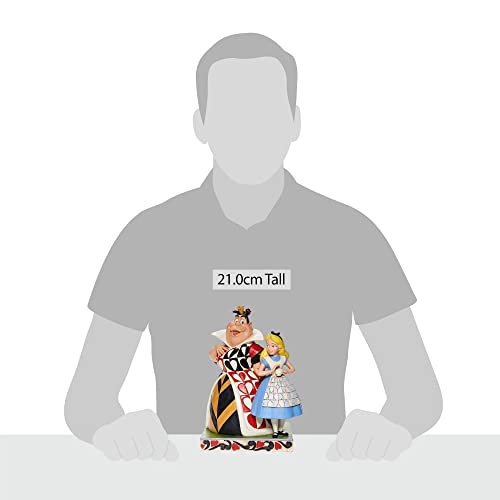 Enesco Jim Shore Alice and Queen of Hearts Disney Traditions