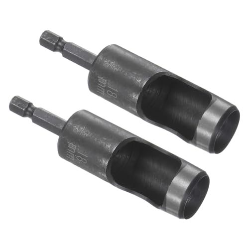 CoCud Leather Hole Punch, 18mm Dia, High Carbon Steel Round Hollow Punch - (Applications: for Rubber Paper Soft Material), 2-Pieces