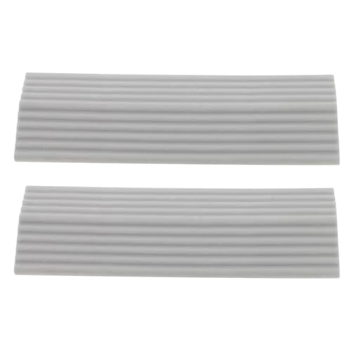 Ipetboom 2 Stück Gummischwellenrampen: 17 x 5 cm (6,7' x 2') Rollstuhlrampe – Klettermatte für Saugroboter – Übergangsmatten für Einfahrten